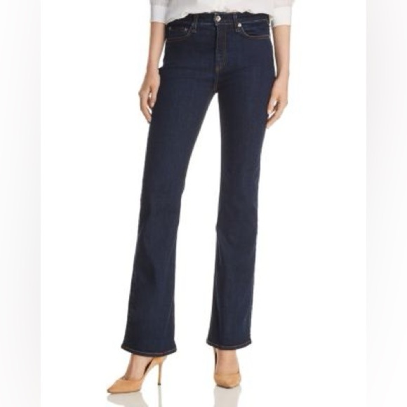 Rag & Bone Nina High-Rise Boot Jeans in Marine Blue size 29 - Picture 1 of 15